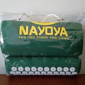 NAYOYA Acupressure Mat and Pillow Set for Back/Neck Pain Relief and Muscle Relax